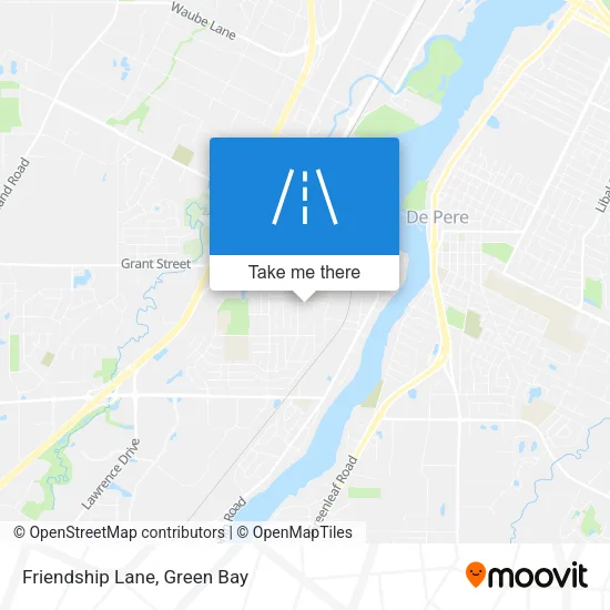 Mapa de Friendship Lane
