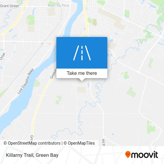 Mapa de Killarny Trail
