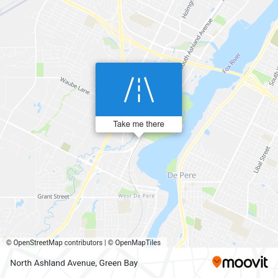 North Ashland Avenue map