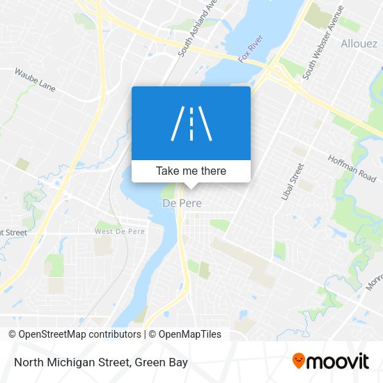 Mapa de North Michigan Street