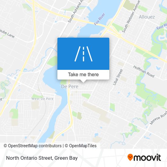 North Ontario Street map