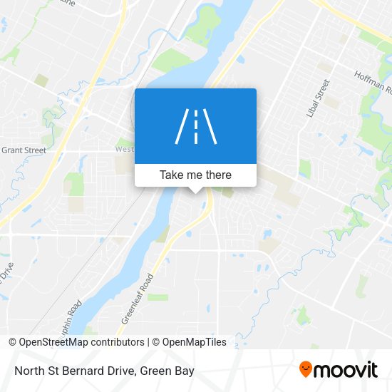 Mapa de North St Bernard Drive