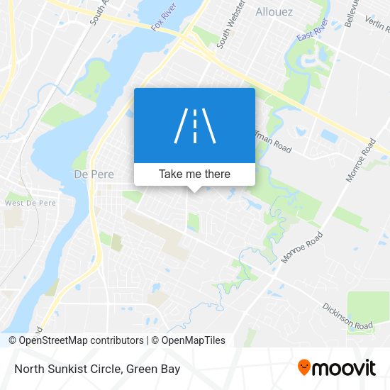 North Sunkist Circle map