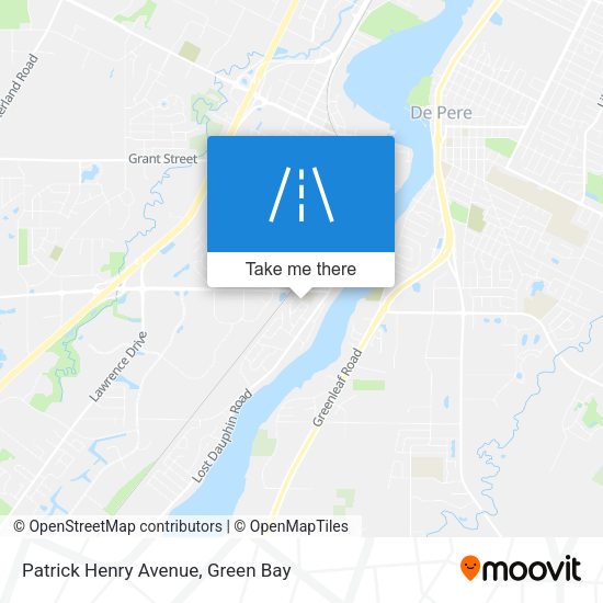 Patrick Henry Avenue map