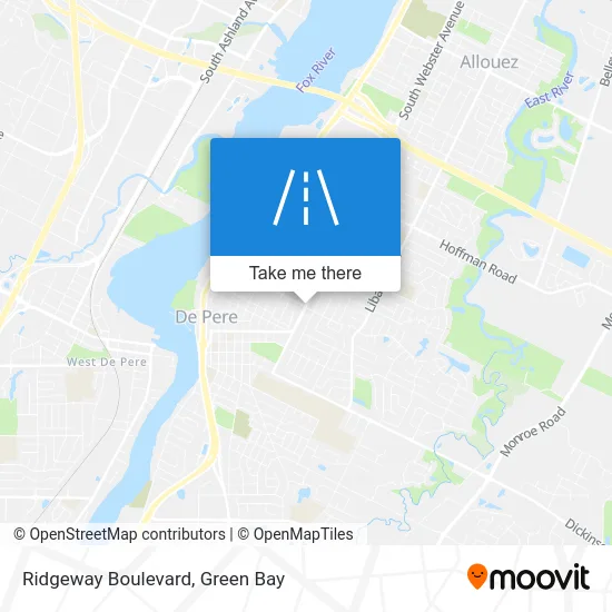 Ridgeway Boulevard map