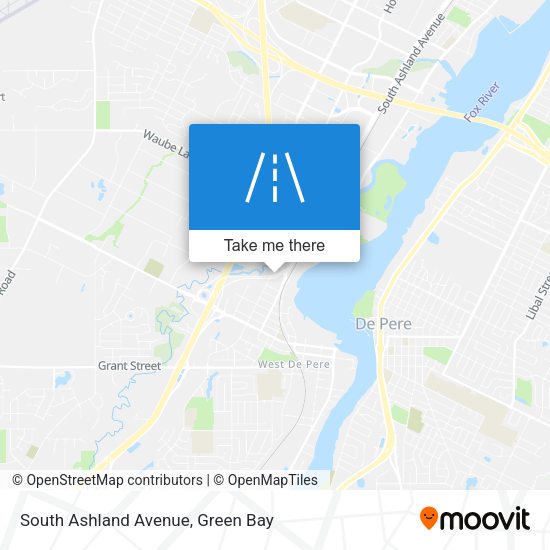 Mapa de South Ashland Avenue