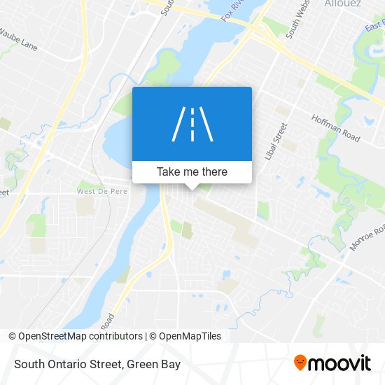 South Ontario Street map