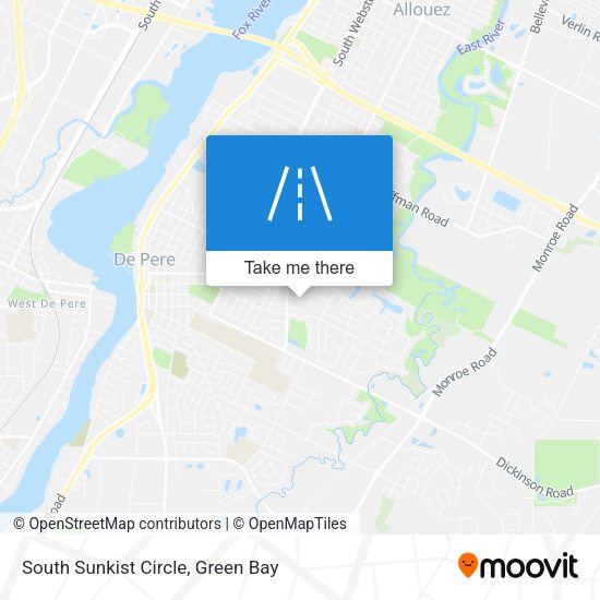 South Sunkist Circle map