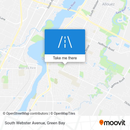 South Webster Avenue map