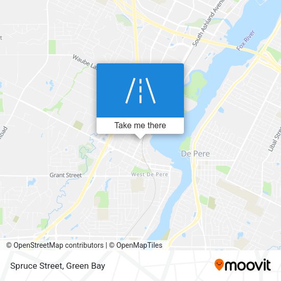 Mapa de Spruce Street