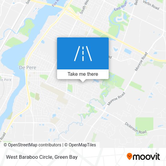 Mapa de West Baraboo Circle