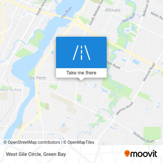Mapa de West Gile Circle