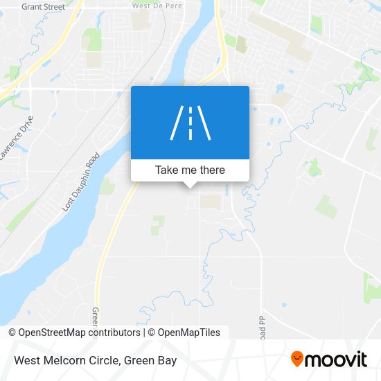 West Melcorn Circle map