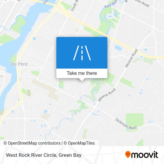 Mapa de West Rock River Circle