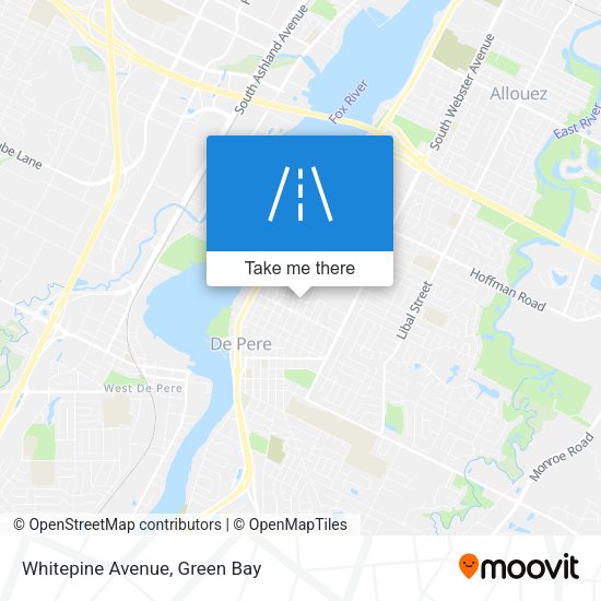 Whitepine Avenue map