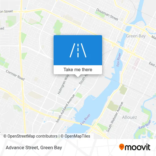 Advance Street map