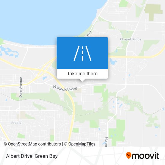 Albert Drive map