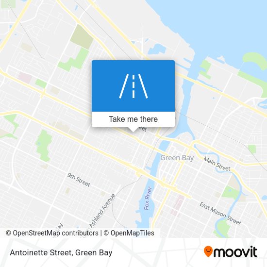 Antoinette Street map