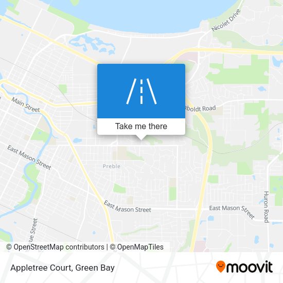 Mapa de Appletree Court