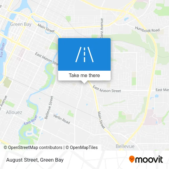 August Street map
