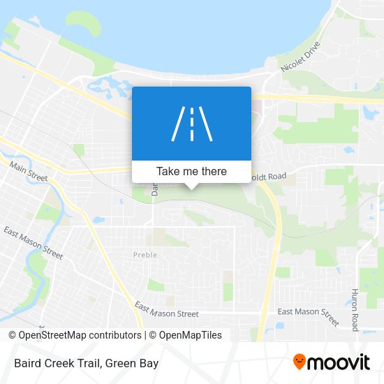 Baird Creek Trail map