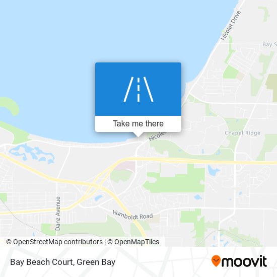 Bay Beach Court map