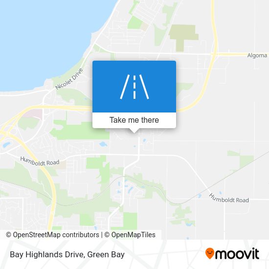 Bay Highlands Drive map