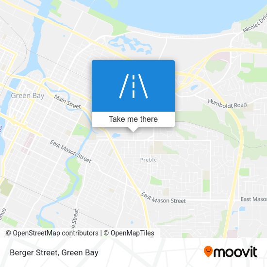 Mapa de Berger Street