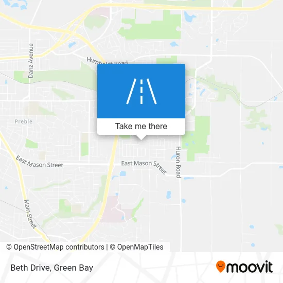 Beth Drive map