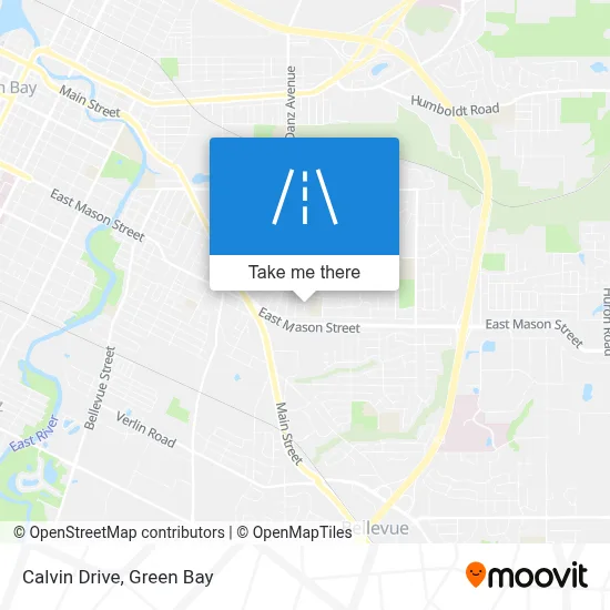 Calvin Drive map