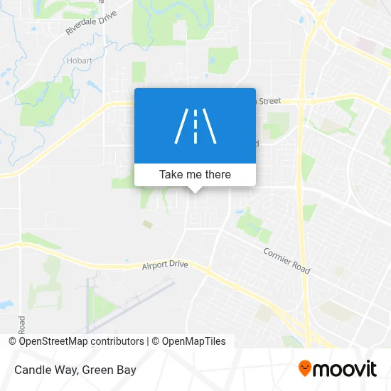 Candle Way map