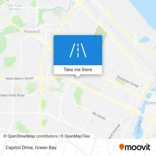 Capitol Drive map