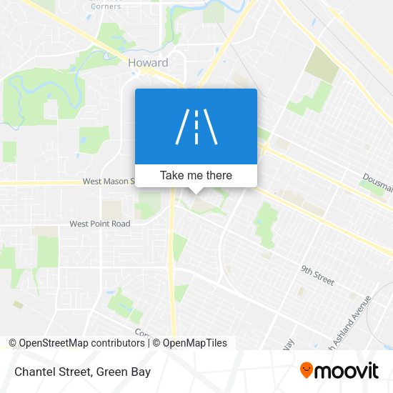 Mapa de Chantel Street