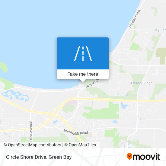 Circle Shore Drive map