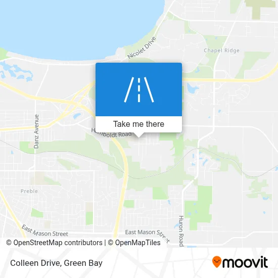 Colleen Drive map