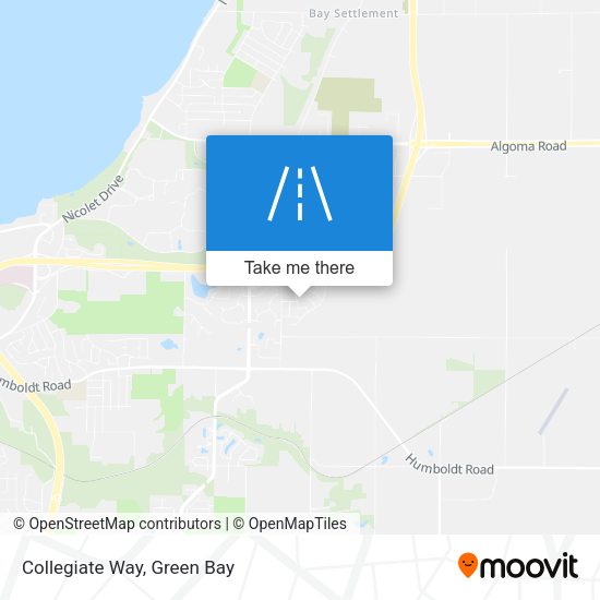 Mapa de Collegiate Way