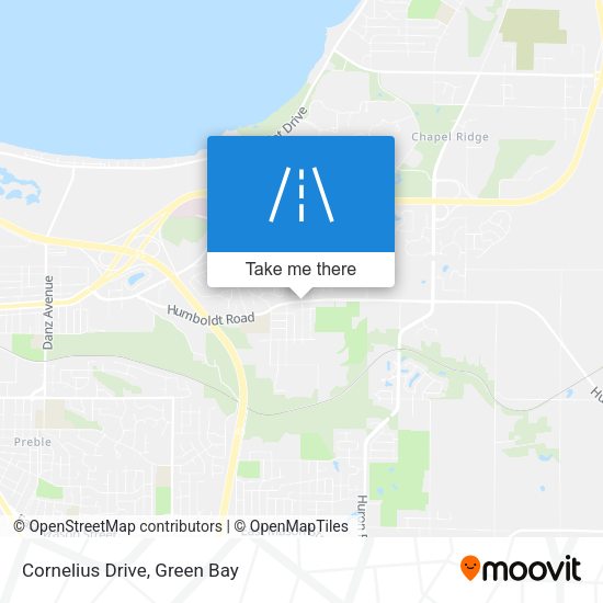 Mapa de Cornelius Drive