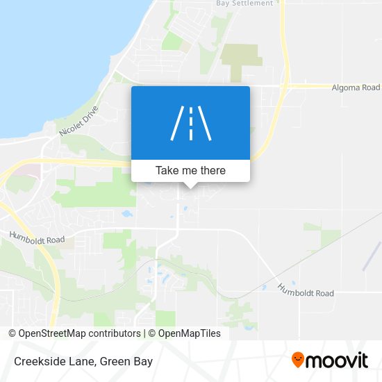 Mapa de Creekside Lane