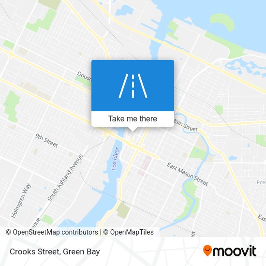 Mapa de Crooks Street
