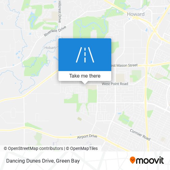 Dancing Dunes Drive map