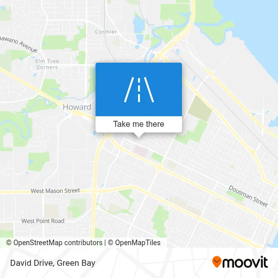 David Drive map