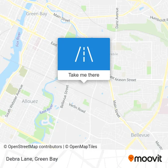 Debra Lane map
