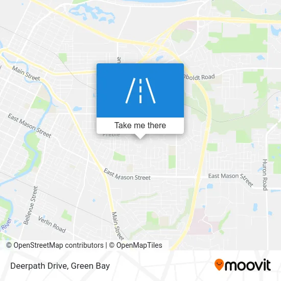 Deerpath Drive map