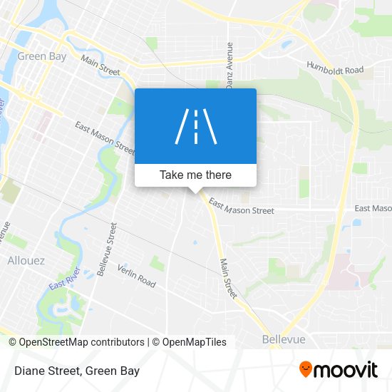 Mapa de Diane Street