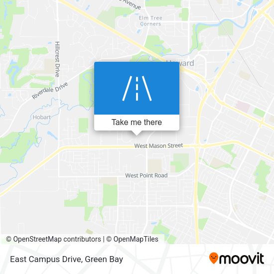 Mapa de East Campus Drive