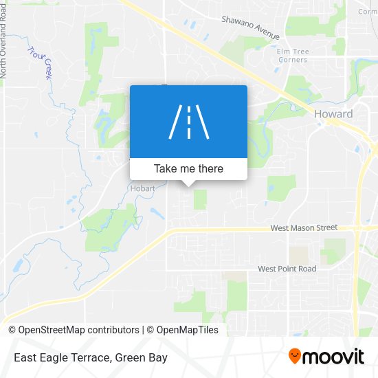 East Eagle Terrace map