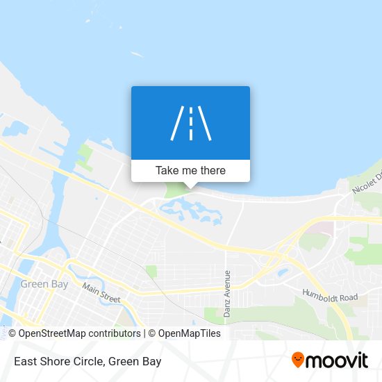 East Shore Circle map