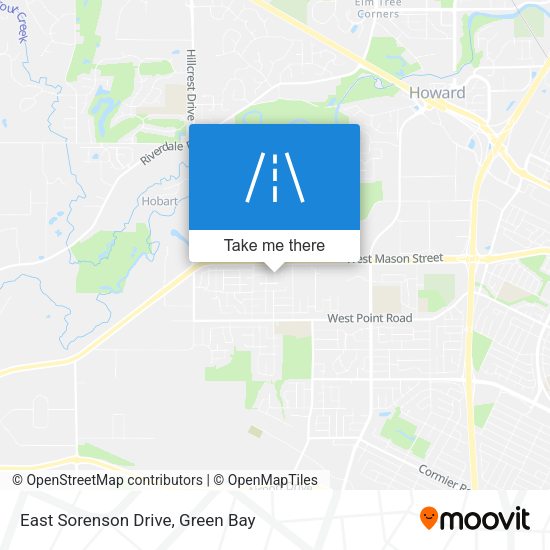 East Sorenson Drive map
