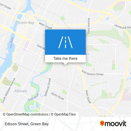 Mapa de Edison Street
