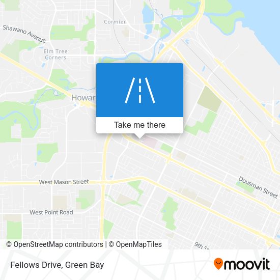 Fellows Drive map